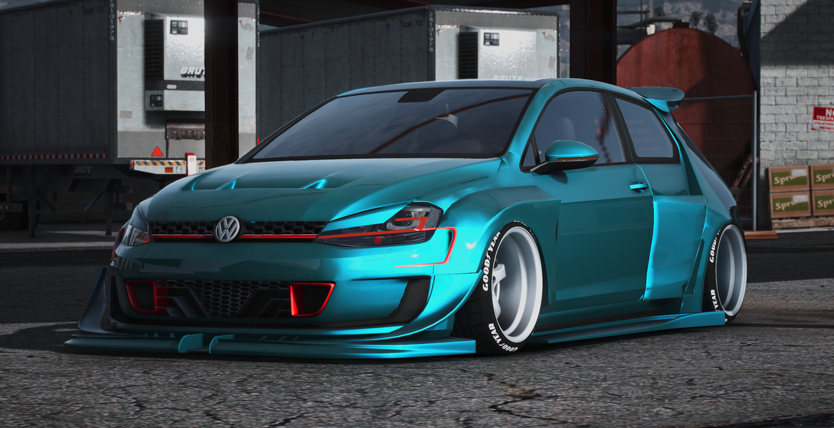 Kyza's Widebody Volkswagen Golf MK7