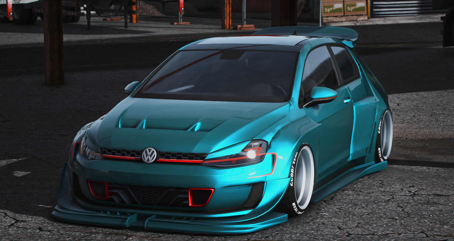 Kyza's Widebody Volkswagen Golf MK7