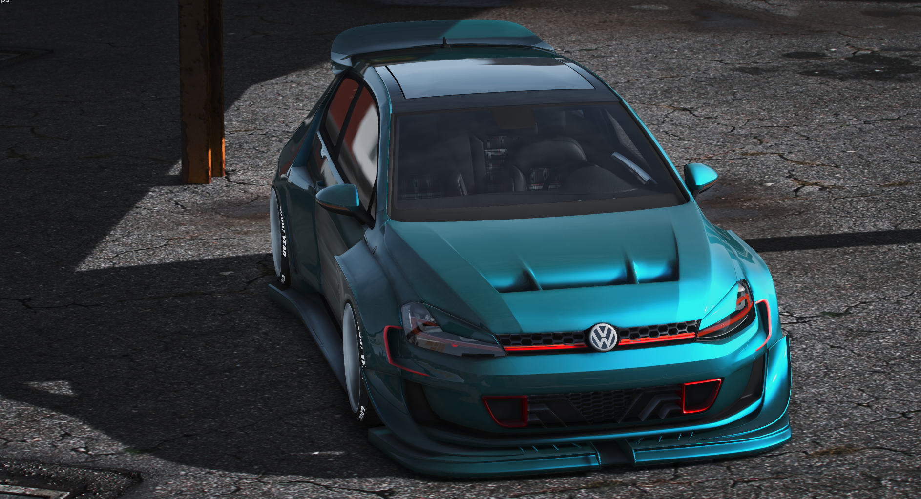 Kyza's Widebody Volkswagen Golf MK7