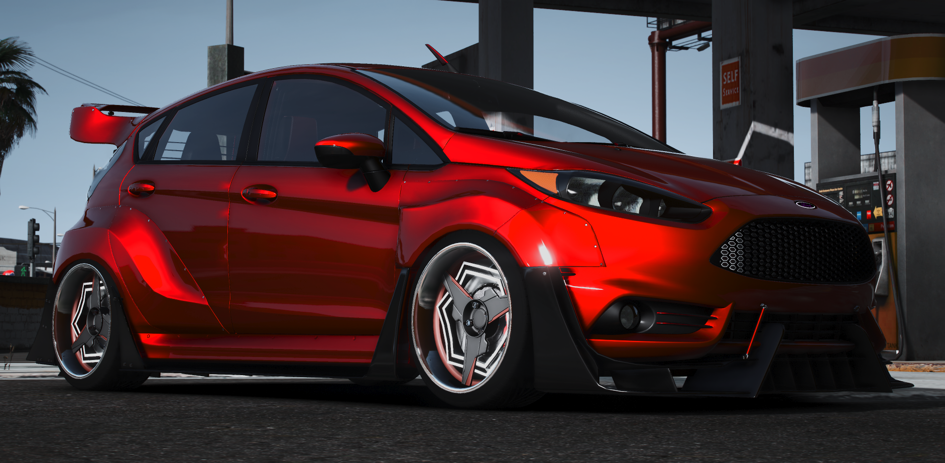 Ford Fiesta ST-3 twin turbo k20 swap