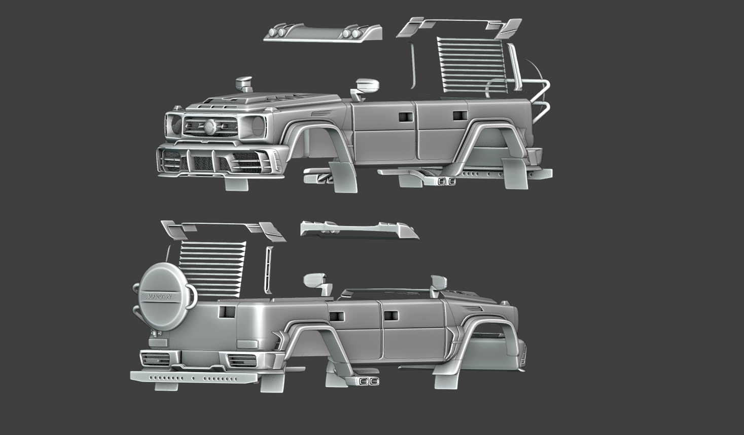 G63 Mansory Armour (KIT)
