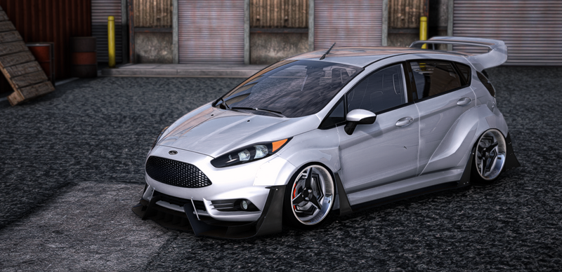 Ford Fiesta ST-3 twin turbo k20 swap