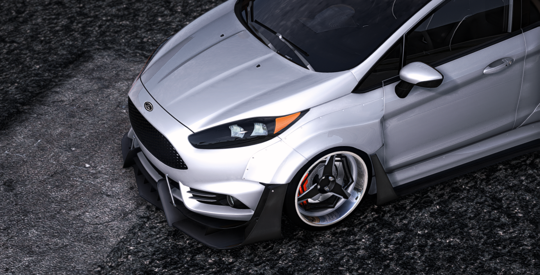 Ford Fiesta ST-3 twin turbo k20 swap