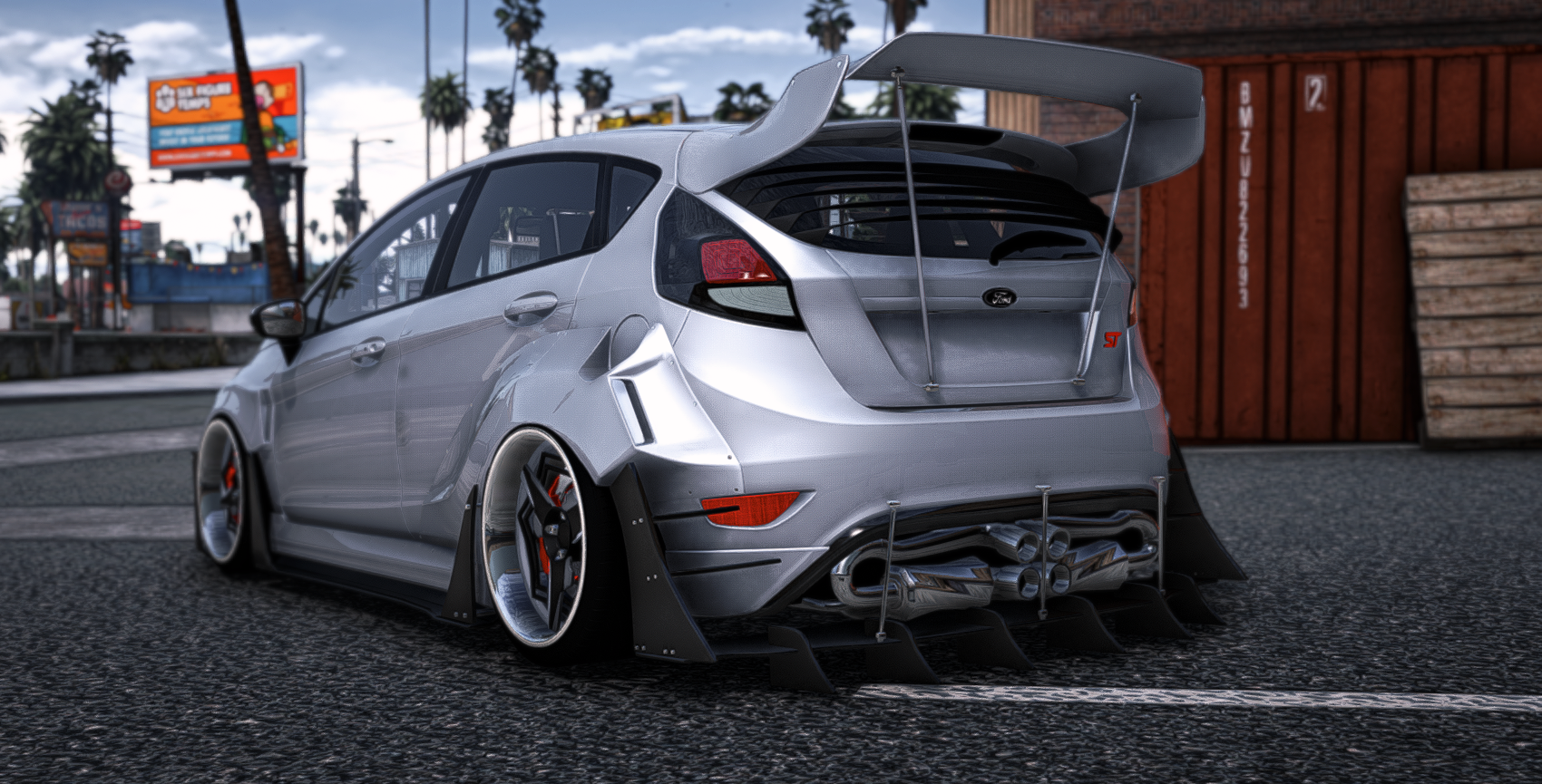 Ford Fiesta ST-3 twin turbo k20 swap