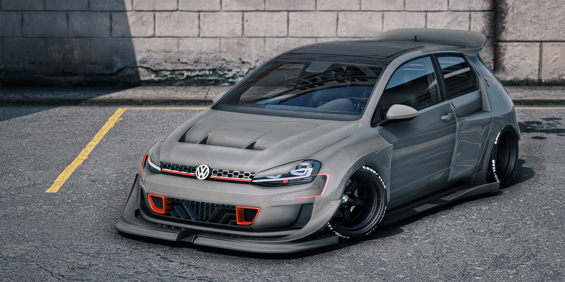 Kyza's Widebody Volkswagen Golf MK7