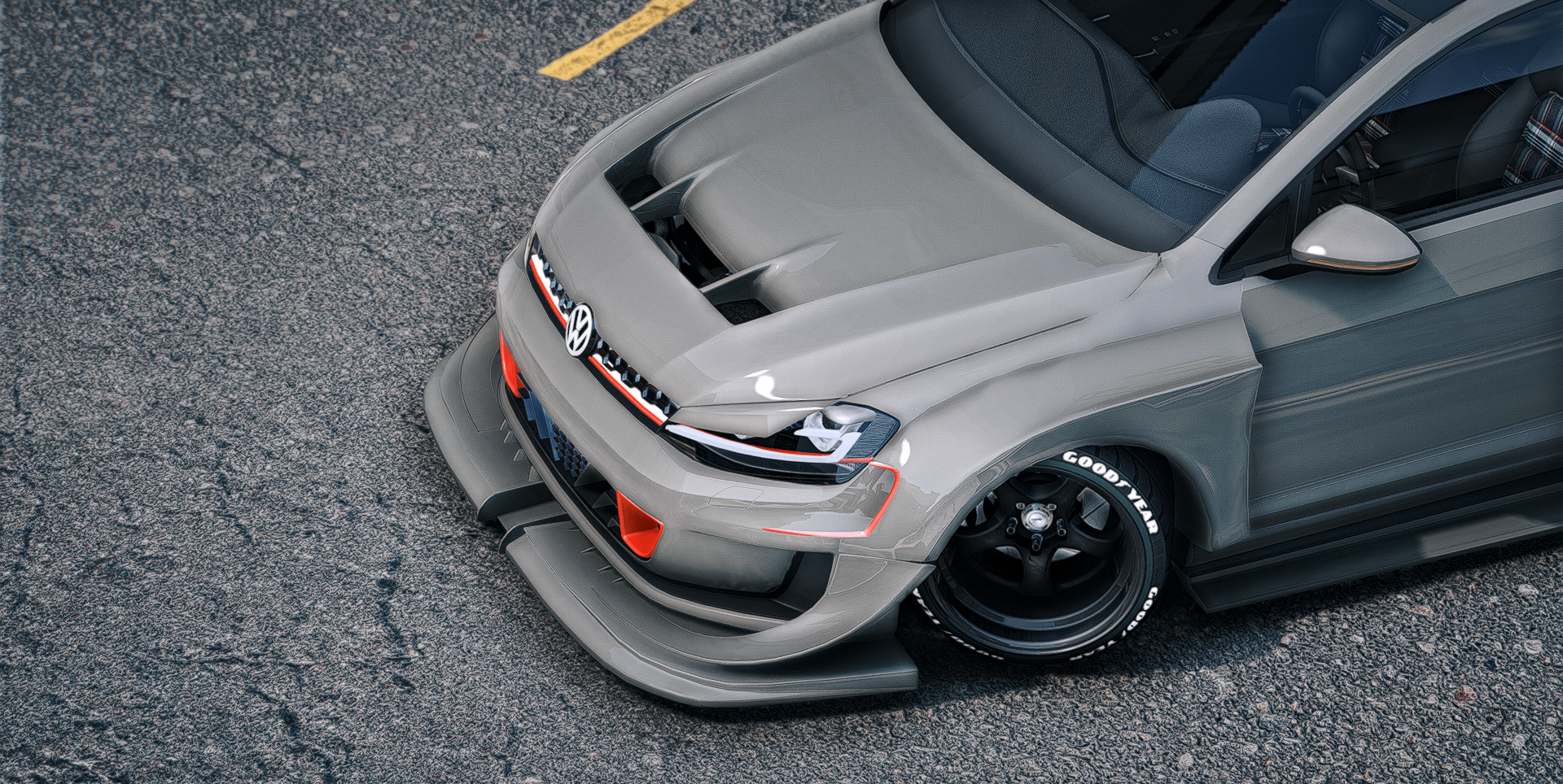 Kyza's Widebody Volkswagen Golf MK7