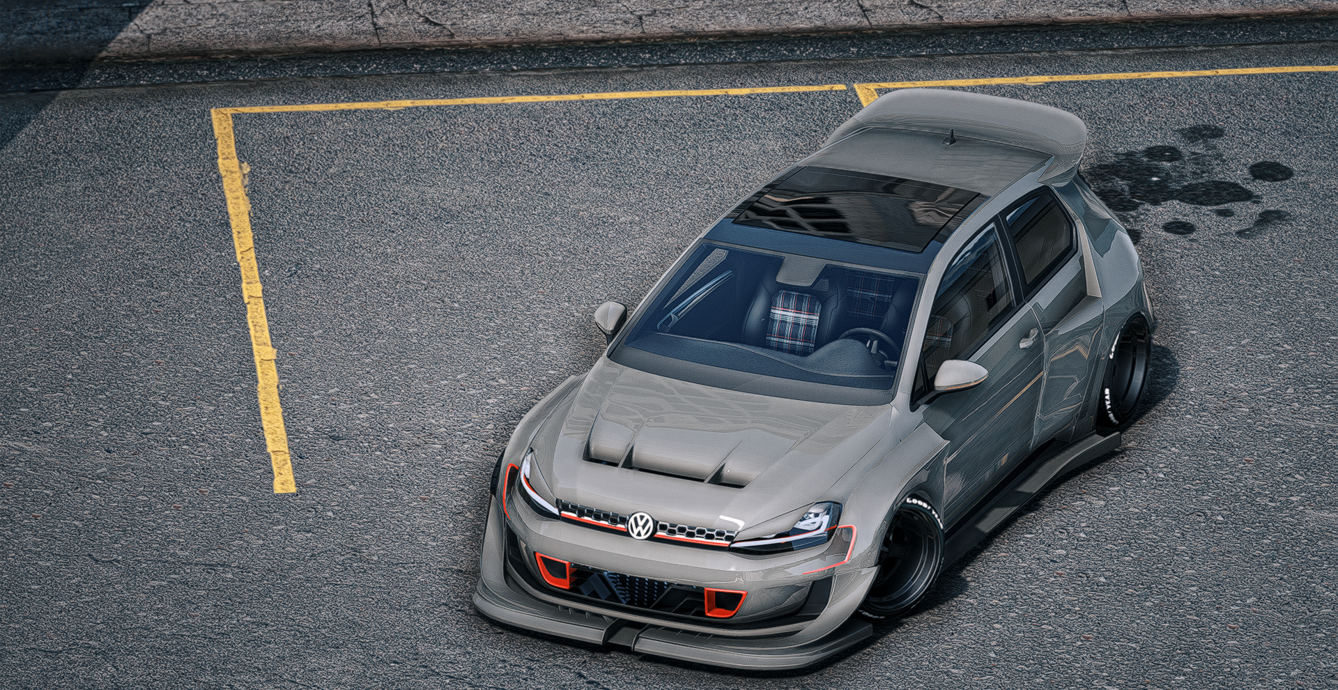 Kyza's Widebody Volkswagen Golf MK7