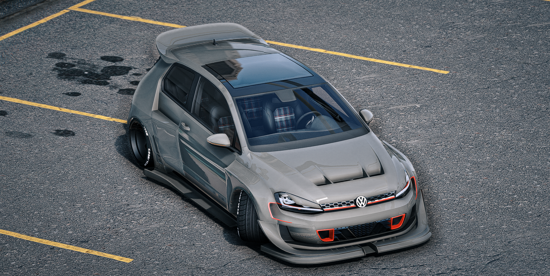 Kyza's Widebody Volkswagen Golf MK7
