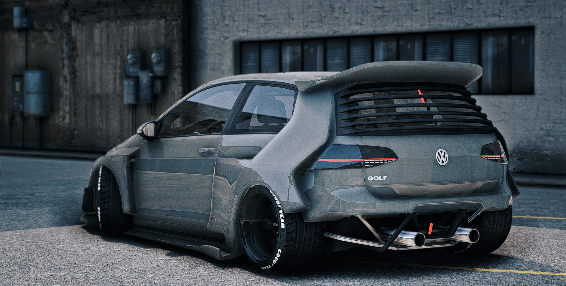 Kyza's Widebody Volkswagen Golf MK7