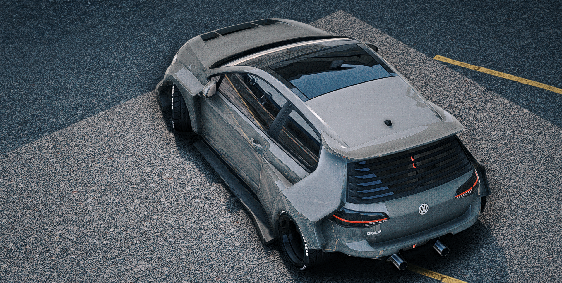 Kyza's Widebody Volkswagen Golf MK7