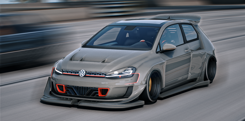 Kyza's Widebody Volkswagen Golf MK7