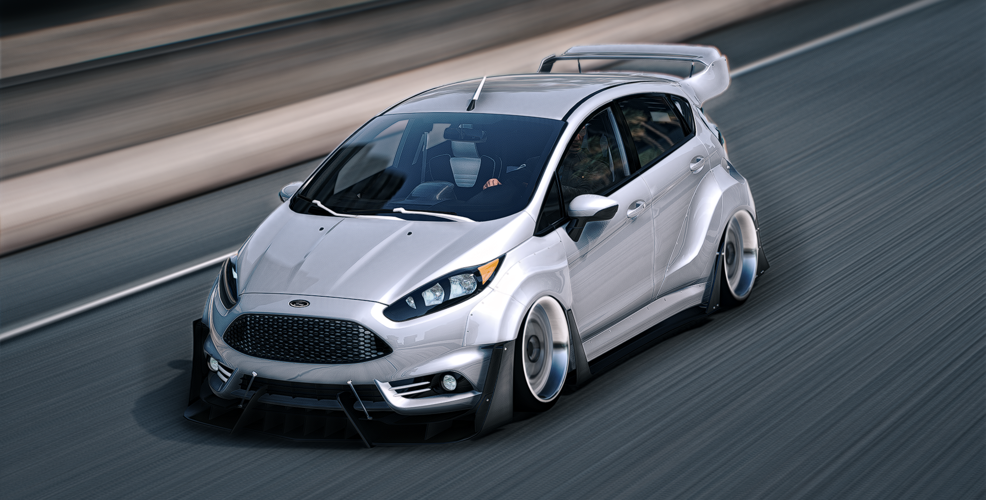 Ford Fiesta ST-3 twin turbo Custom Widebody